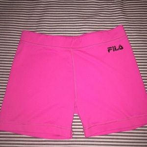 Hot pink spandex
